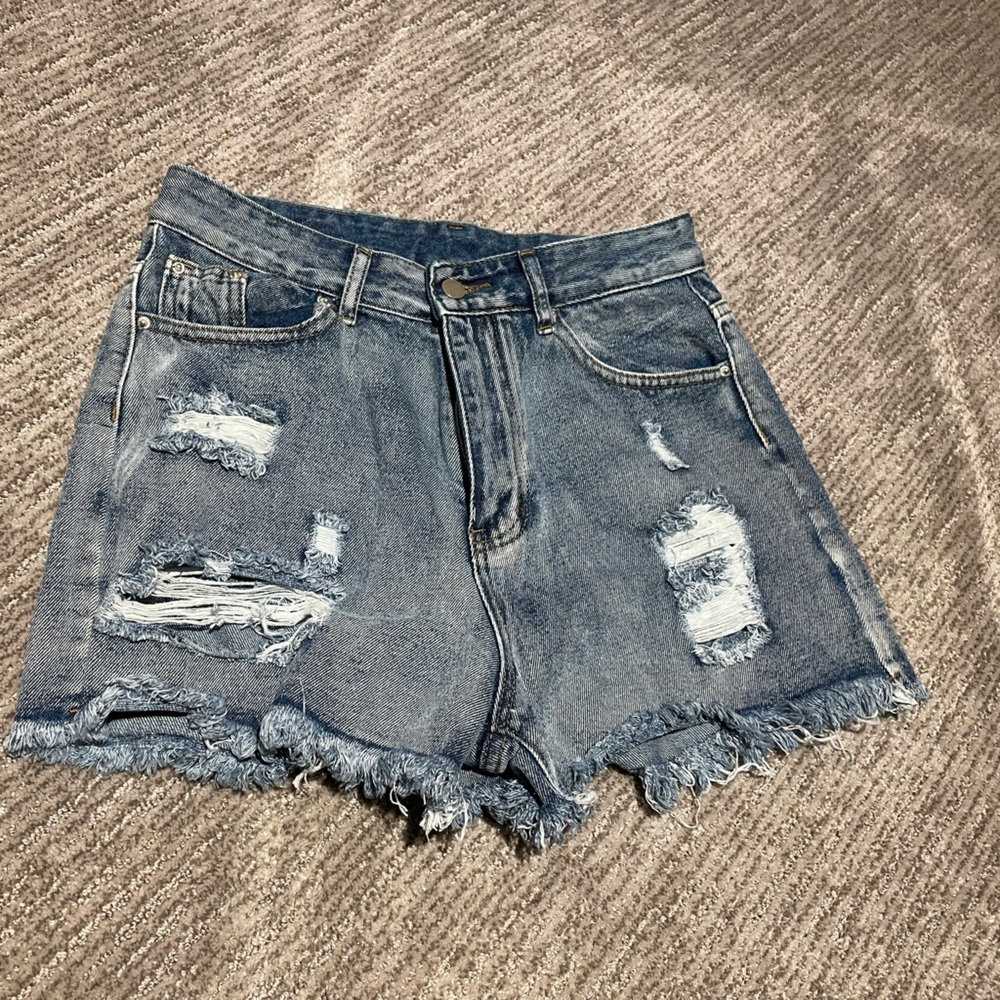 High-Wasted Jean Shorts